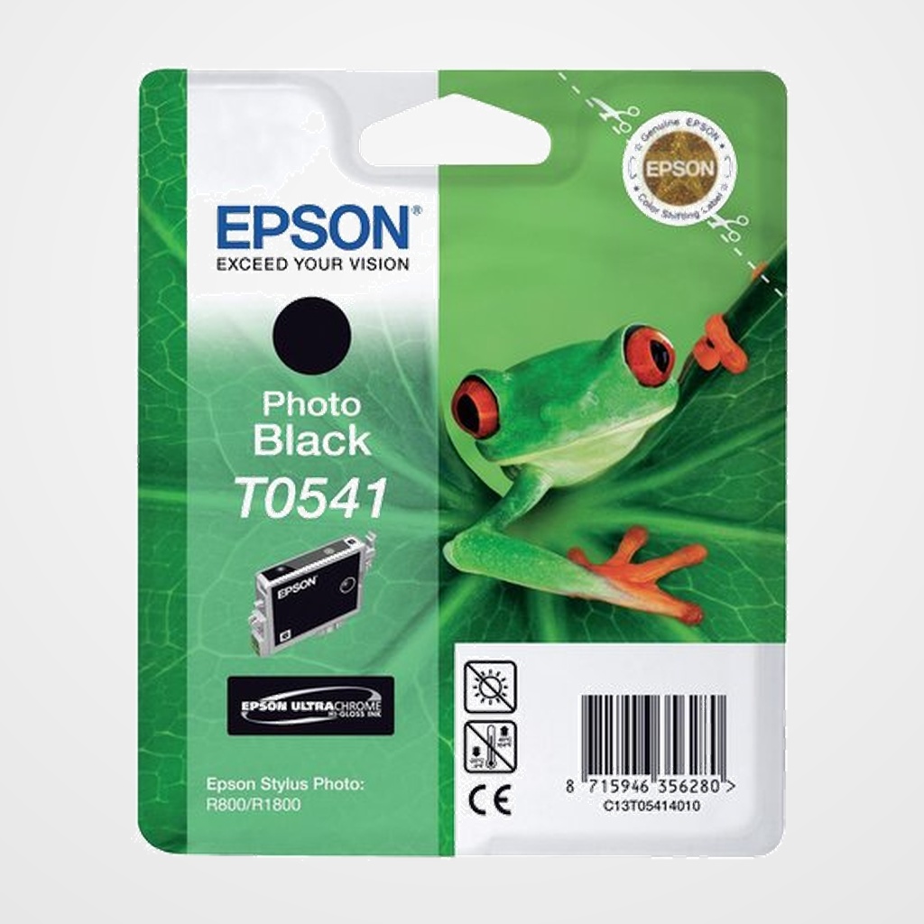 CARTUCHO INKJET EPSON T054140 STYLUS PHOTO R800/1800 NEGRO 260 PÁG.