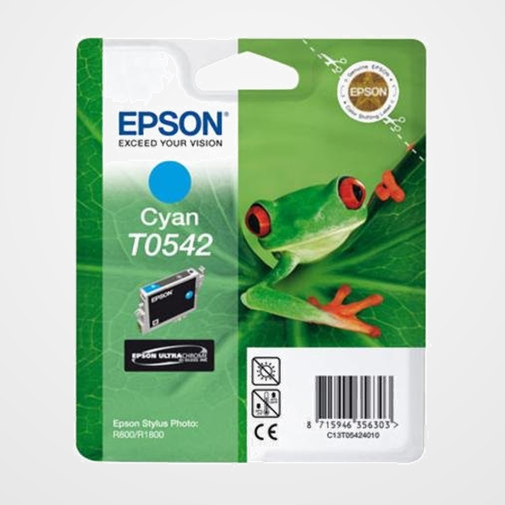 CARTUCHO INKJET EPSON T054240 STYLUS PHOTO R800/1800 CIAN
