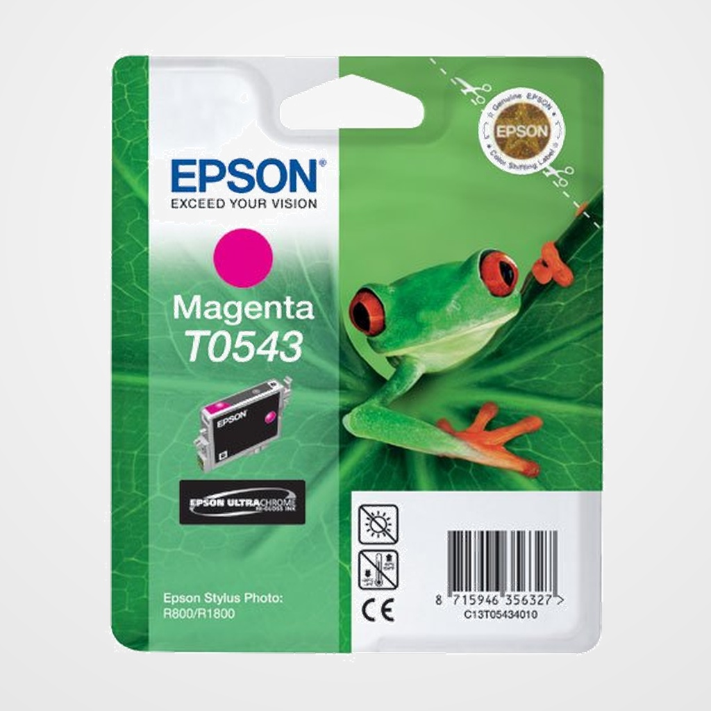 CARTUCHO INKJET EPSON T054340 STYLUS PHOTO R800/1800 MAGENTA