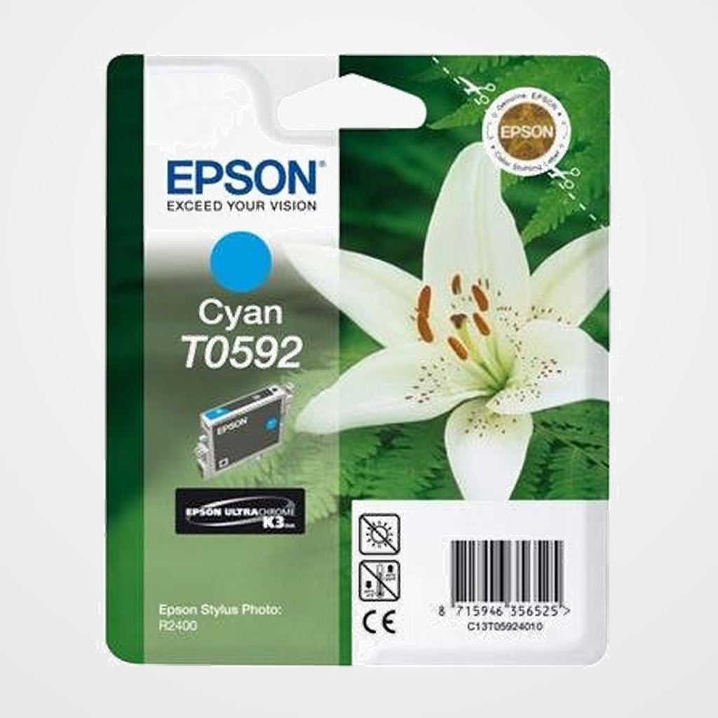 CARTUCHO INKJET EPSON T059240 STYLUS PHOTO R2400 CIAN