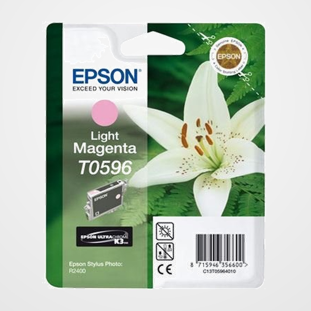 CARTUCHO INKJET EPSON T059640 STYLUS PHOTO R2400 MAGENTA CLARO