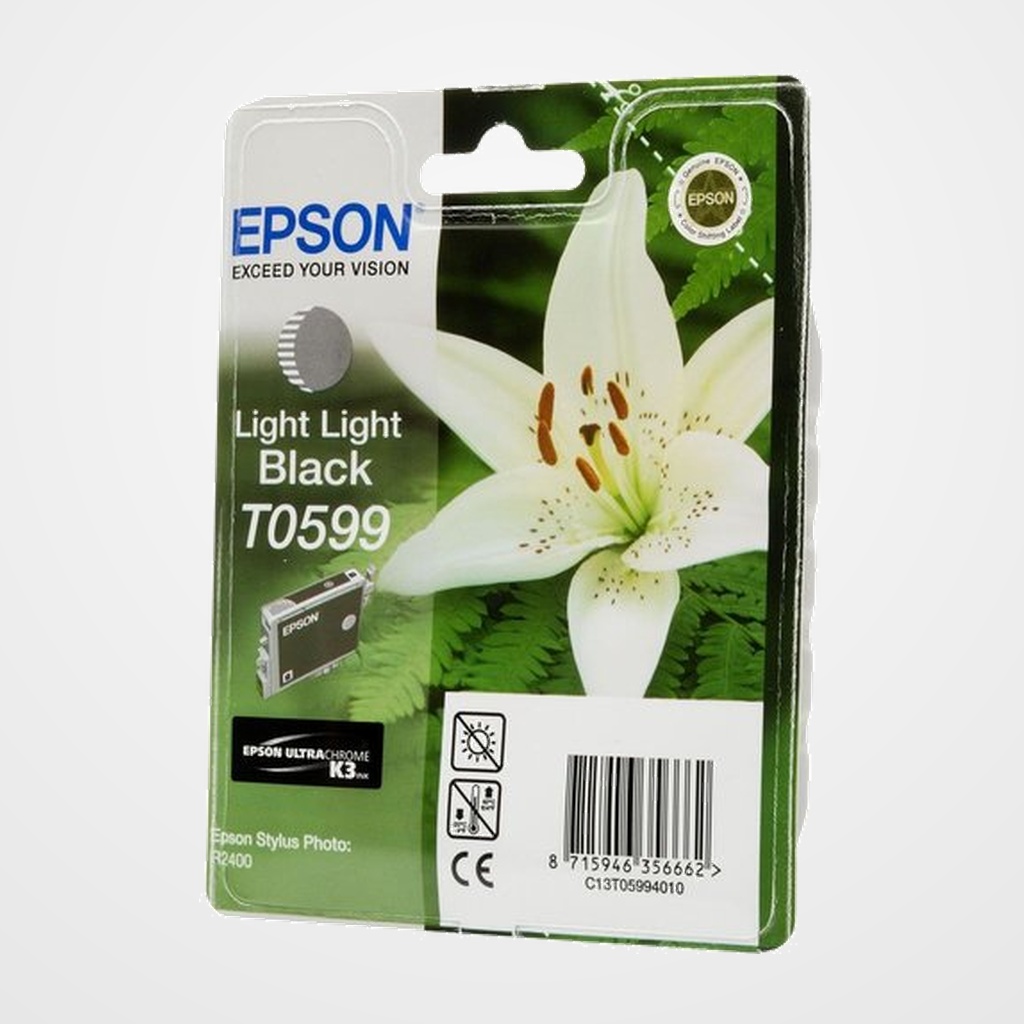 CARTUCHO INKJET EPSON T059940 STYLUS PHOTO R2400 GRIS CLARO