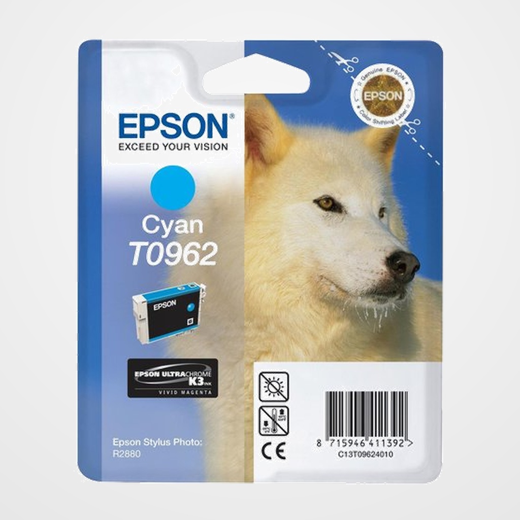 CARTUCHO INKJET EPSON T096240 STYLUS PHOTO R2880 CIAN