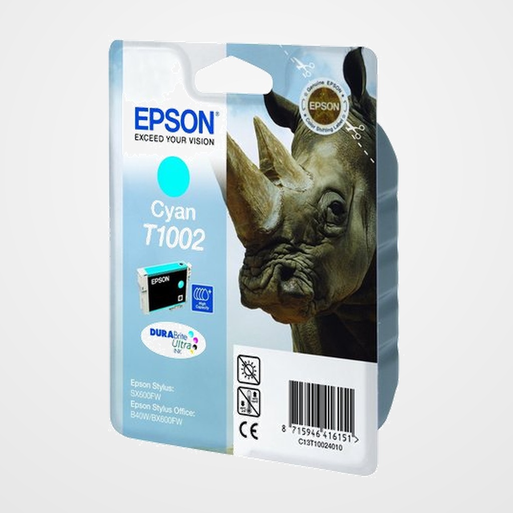 CARTUCHO INKJET EPSON T100240 STYLUS SX600FW/OFFICE B40W/BX600FW CIAN