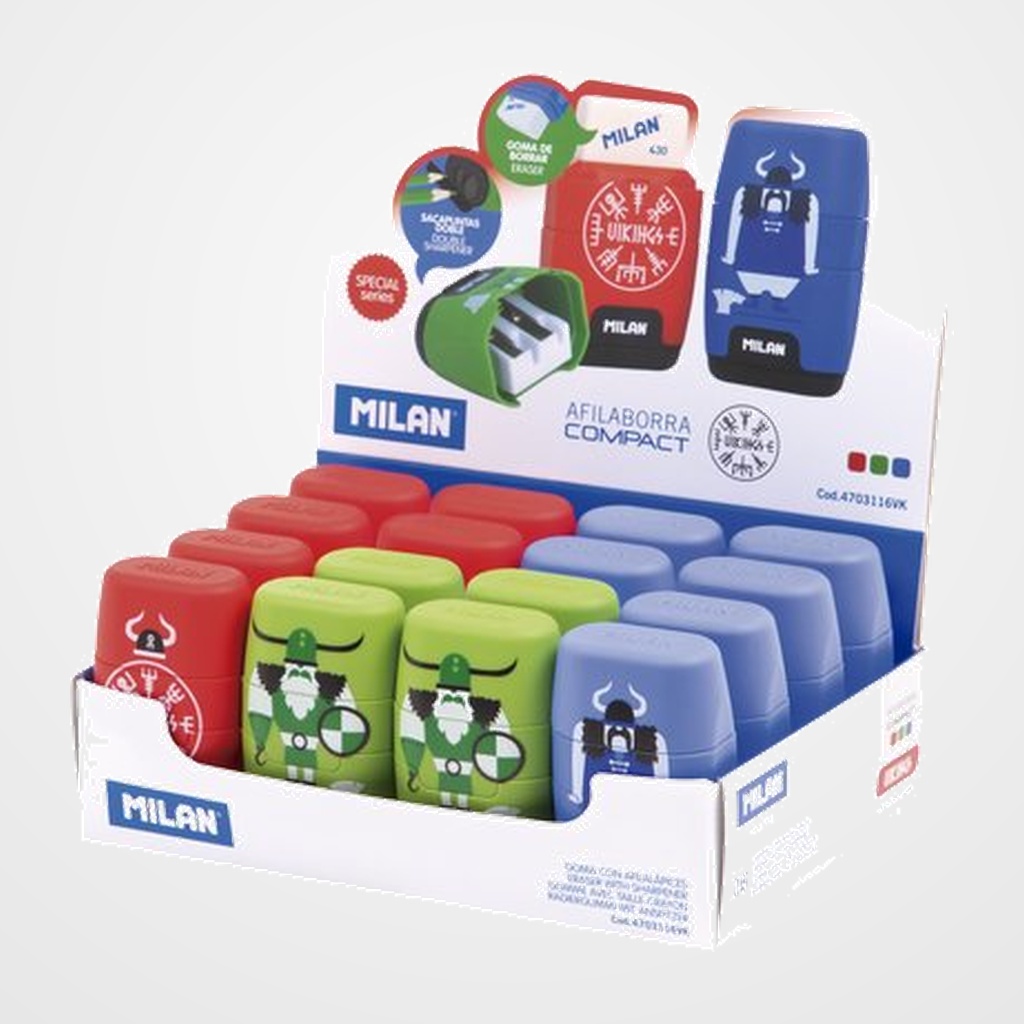 AFILABORRA MILAN COMPACT VIKINGS EXPOSITOR DE 16