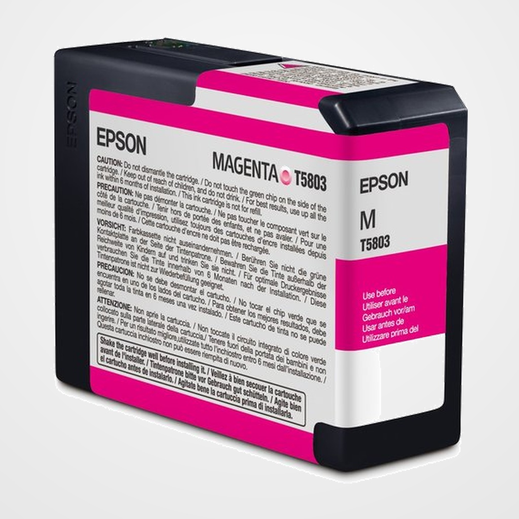 CARTUCHO INKJET EPSON T580300 STYLUS PRO 3800/3880 MAGENTA 80ML