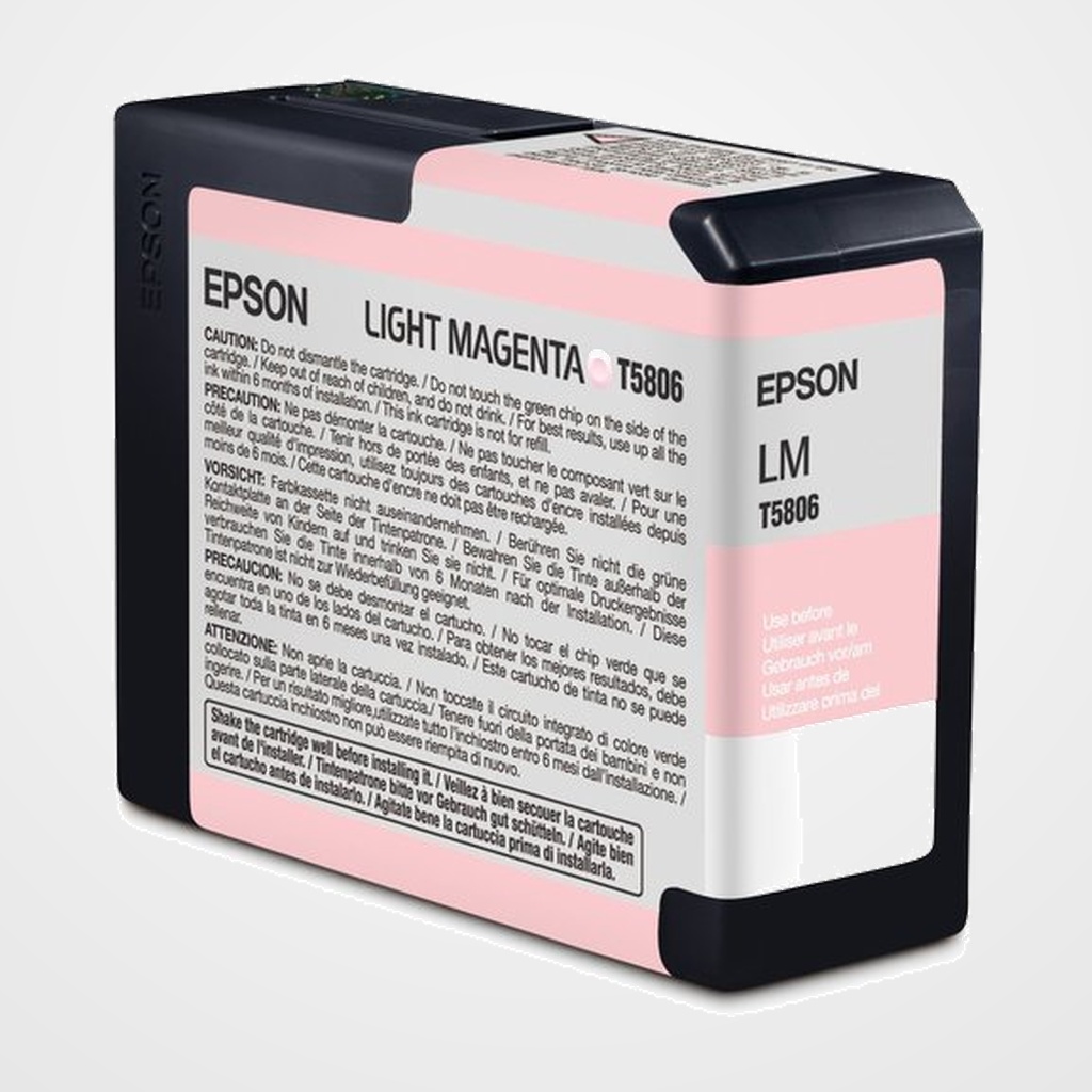 CARTUCHO INKJET EPSON T580600 STYLUS PRO 3800/3880 MAGENTA CLARO 80ML