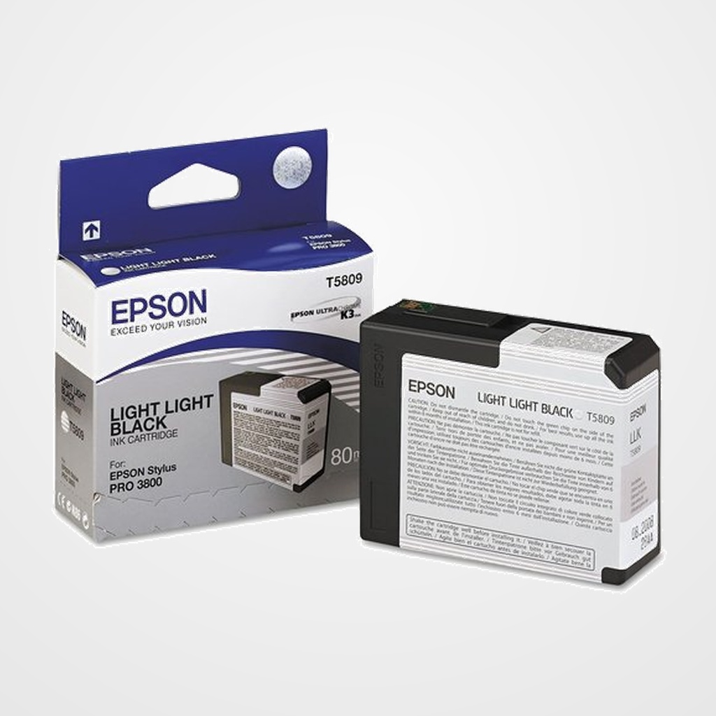 CARTUCHO INKJET EPSON T580900 STYLUS PRO 3800/3880 GRIS CLARO 80ML