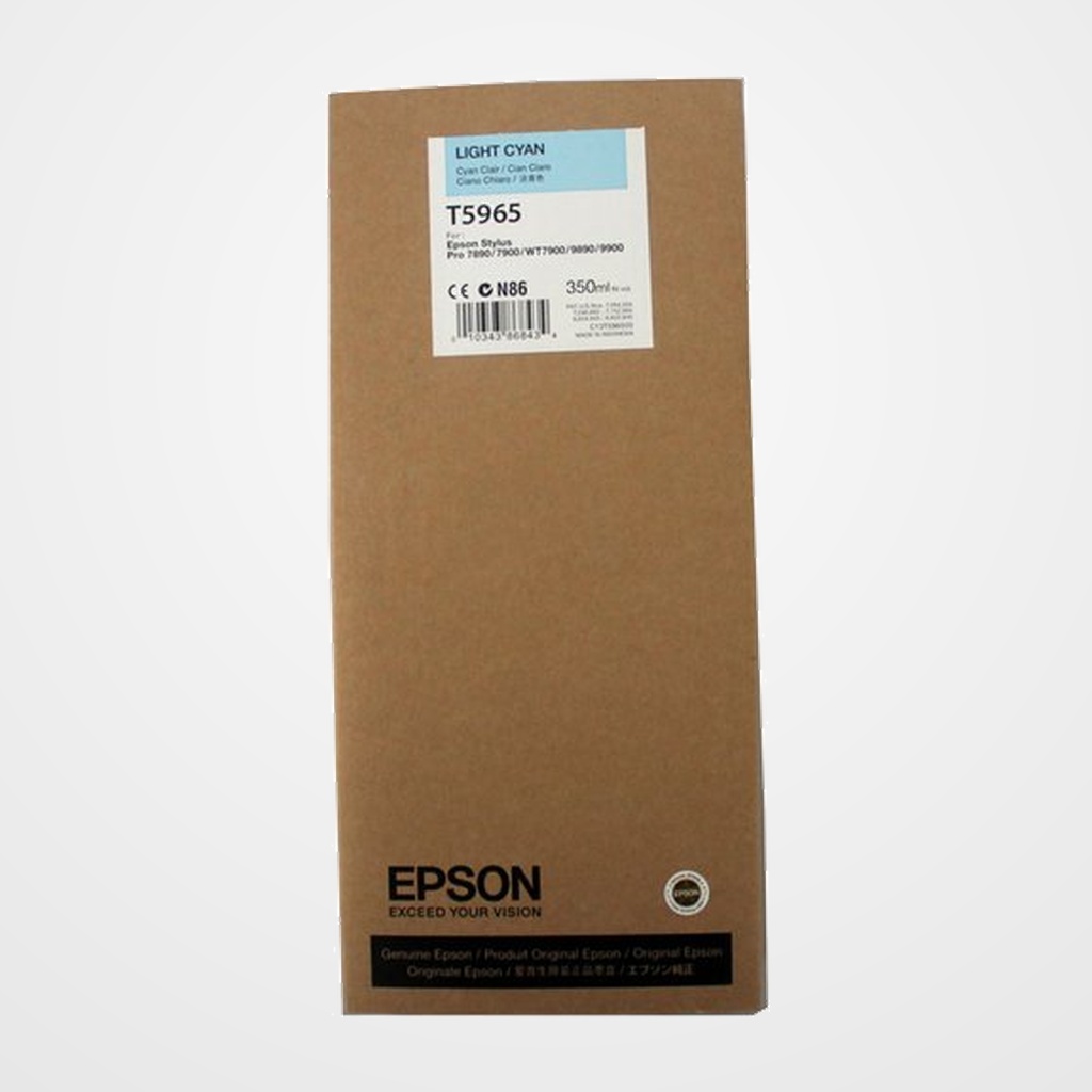 CARTUCHO INKJET EPSON T596500 STYLUS PRO 7900/9900 CIAN CLARO 350ML