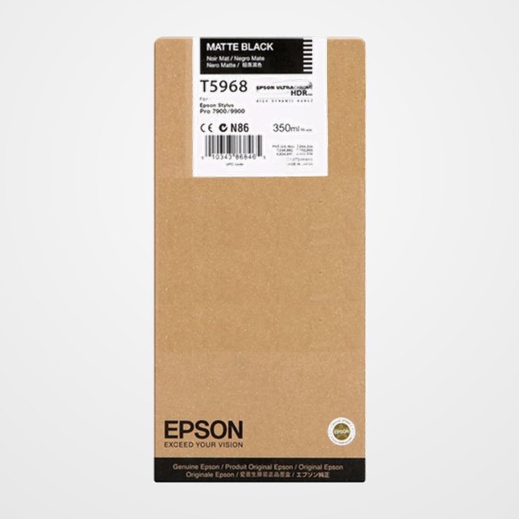 CARTUCHO INKJET EPSON T596800 STYLUS PRO 7900/9900 NEGRO MATE 350ML