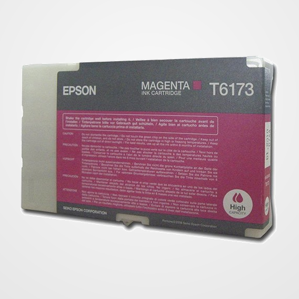 CARTUCHO INKJET EPSON T617300 BUSINESS INKJET B500 MAGENTA ALTA CAP.