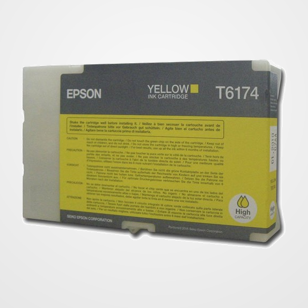 CARTUCHO INKJET EPSON T617400 BUSINESS INKJET B500 AMARILLO ALTA CAP.