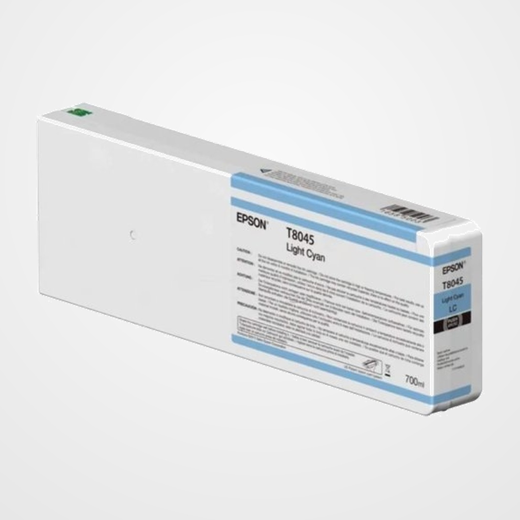 CARTUCHO INKJET EPSON T804500 ULTRACHROME HDX INK SUPERCOLOR SC-P6000/P7000/P7000V/P8000/P9000/P9000V CIAN CLARO 700ML