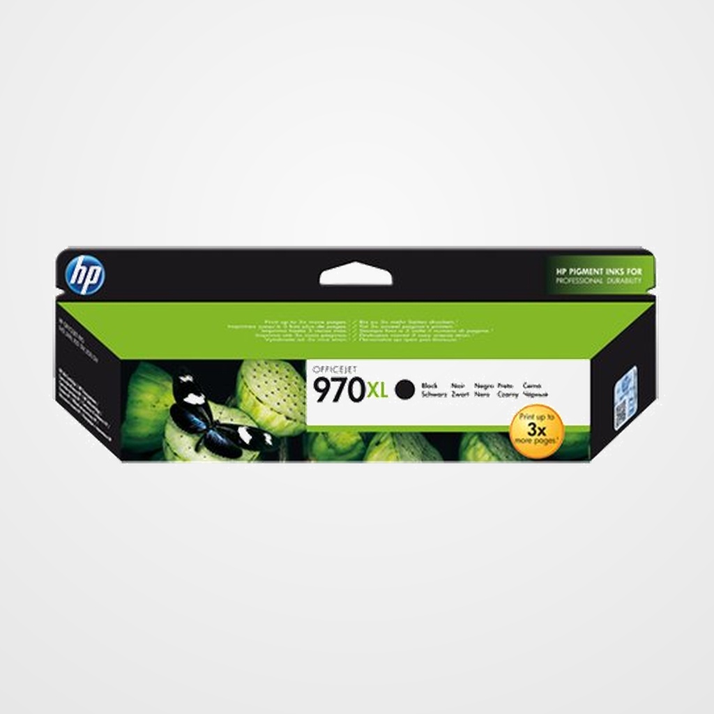 CARTUCHO INKJET HP CN625AE Nº 970XL OFFICEJET PRO X451DN/X451DW/X476DN MFP/X476DW MFP/X551DW/X576DW MFP NEGRO 9200 PÁG.