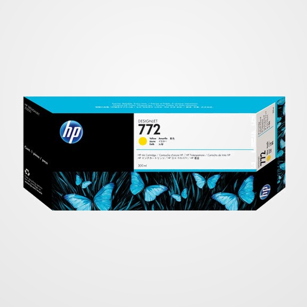 CARTUCHO INKJET HP CN630A Nº772 DESINGJET Z5200 AMARILLO 300 ML.