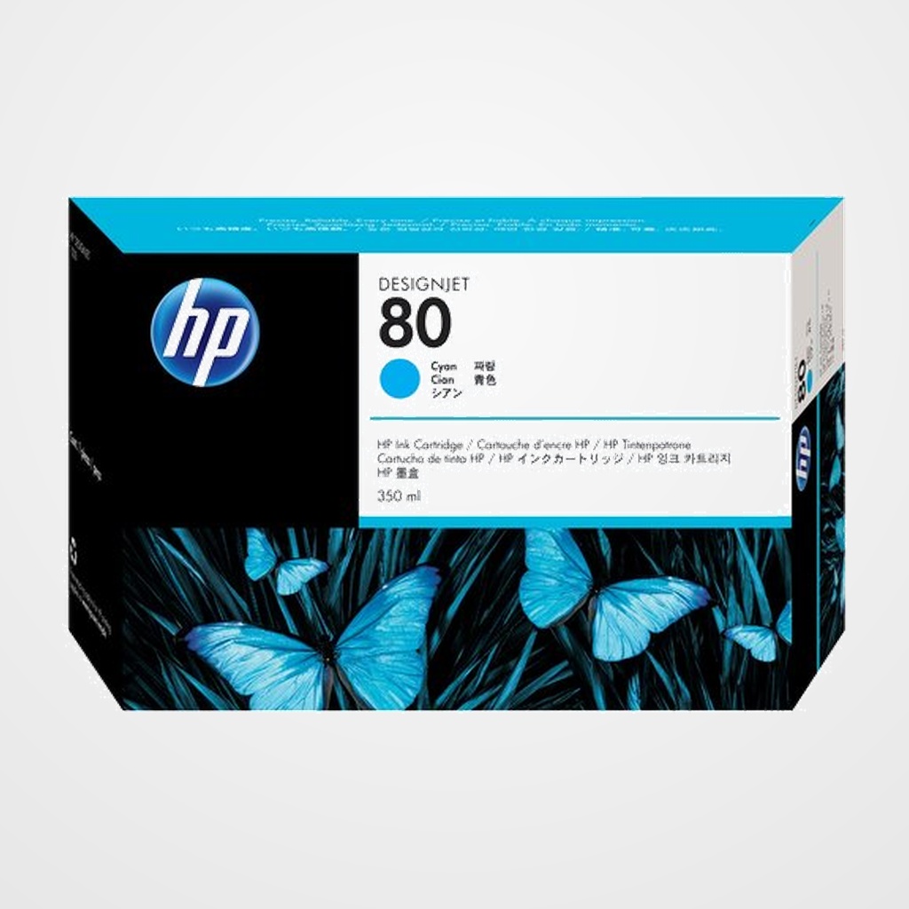 CARTUCHO INKJET HP C4846A Nº80 CIAN 350ML
