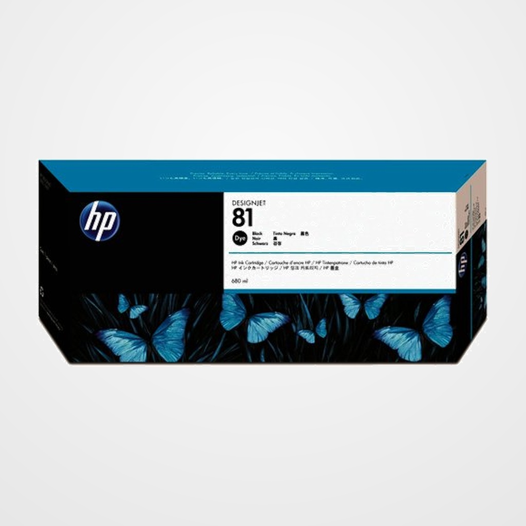 CARTUCHO INKJET HP C4930A Nº81 DESIGNJET/5000/5000PS/5500/5500PS NEGRO 680 ML