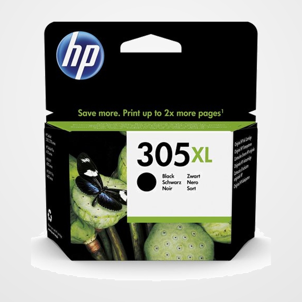 CARTUCHO INKJET HP 3YM62AE Nº305XL DESKJET 1210/1212 NEGRO 240 PÁG.