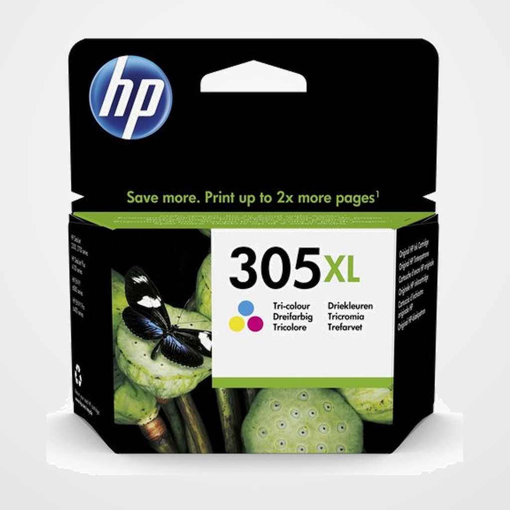 CARTUCHO INKJET HP 3YM63AE Nº305XL DESKJET 1210/1212 TRICOLOR 200 PÁG.