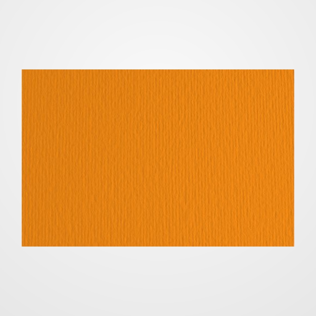 CARTULINA A4 SIRIO 250g LISO/RUGOSO NARANJA (ARAGOSTA) PAQUETE de 50