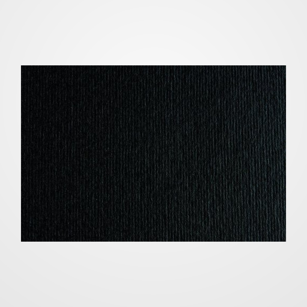 CARTULINA A4 SIRIO 220g LISO/RUGOSO NEGRO (NERO) PAQUETE de 50