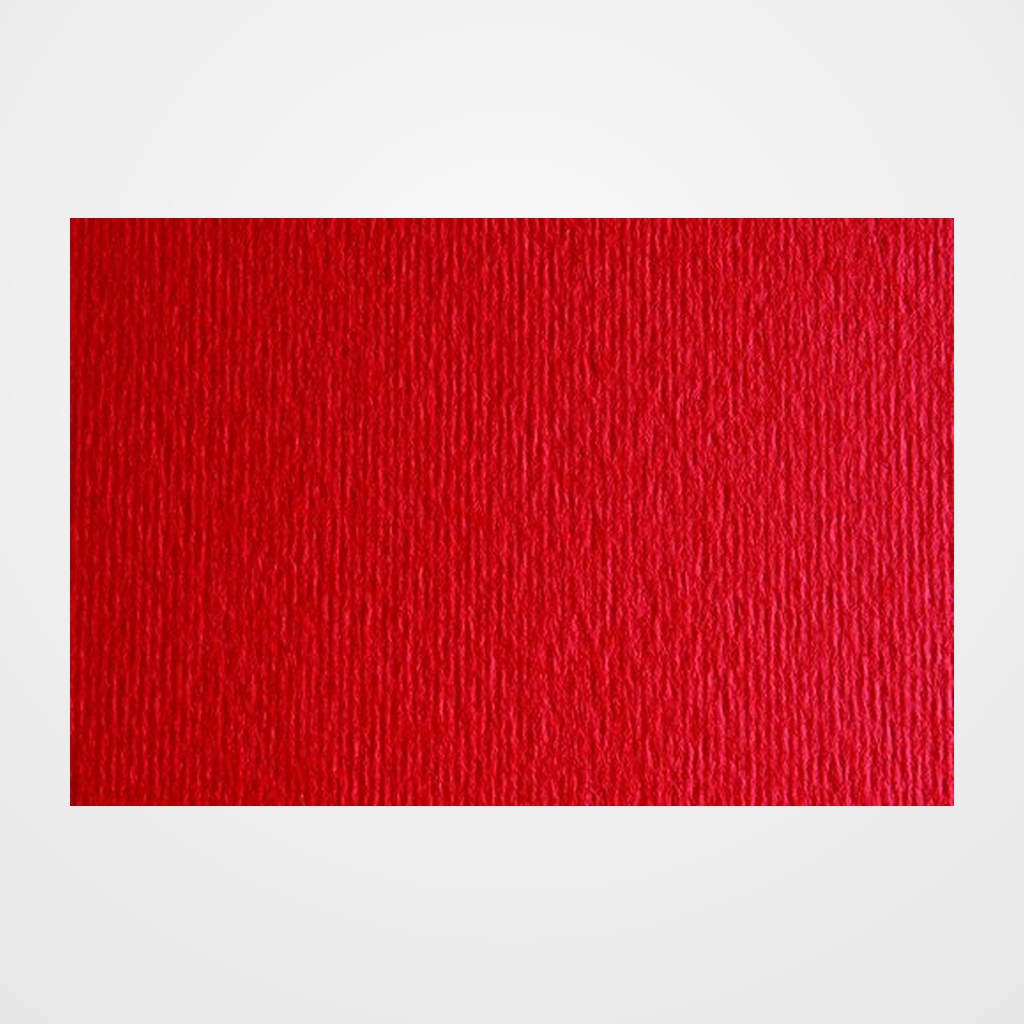 CARTULINA A4 SIRIO 220g LISO/RUGOSO ROJO (ROSSO) PAQUETE de 50