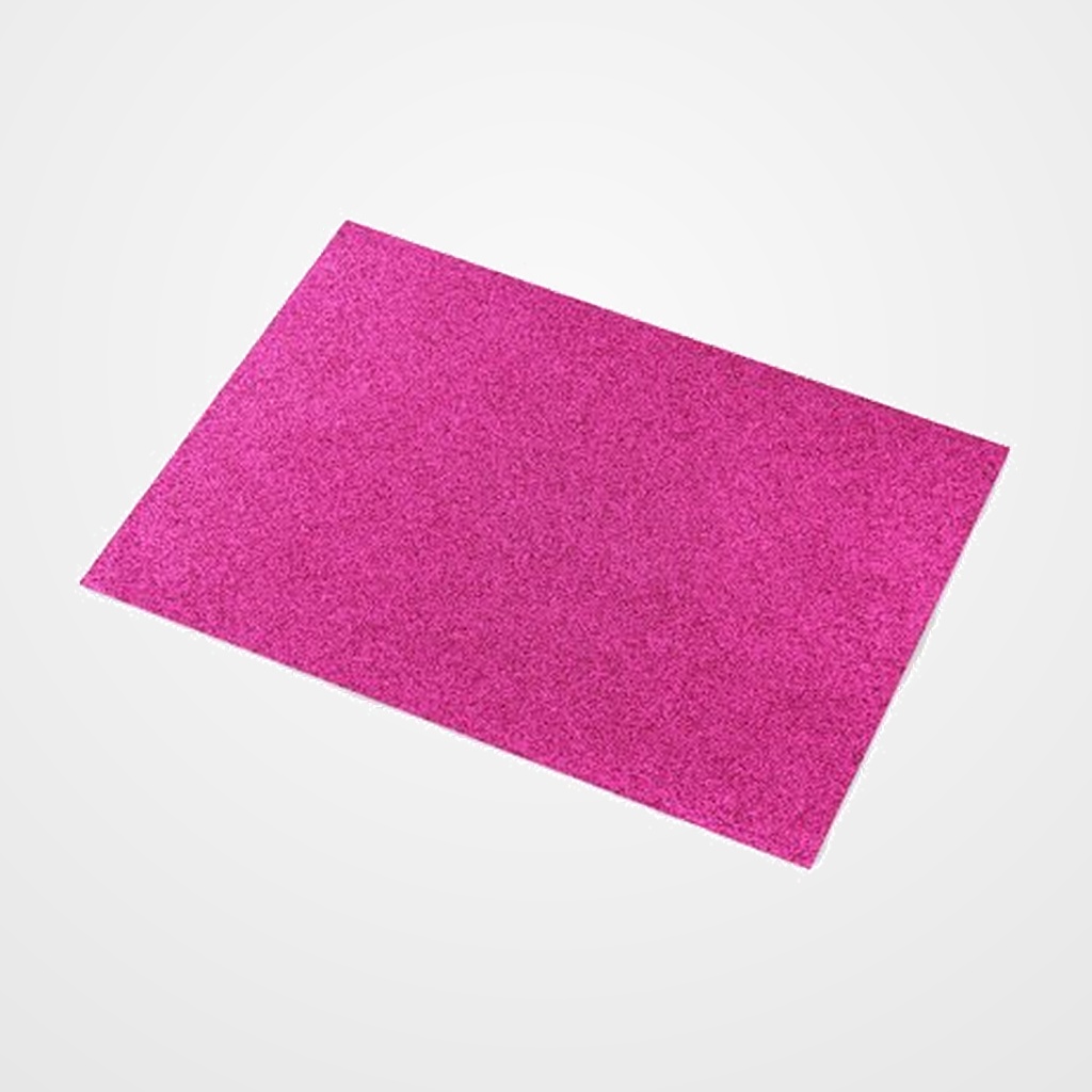 CARTULINA PURPURINA 50x65 cm SADIPAL 330g FUCSIA PAQUETE de 5