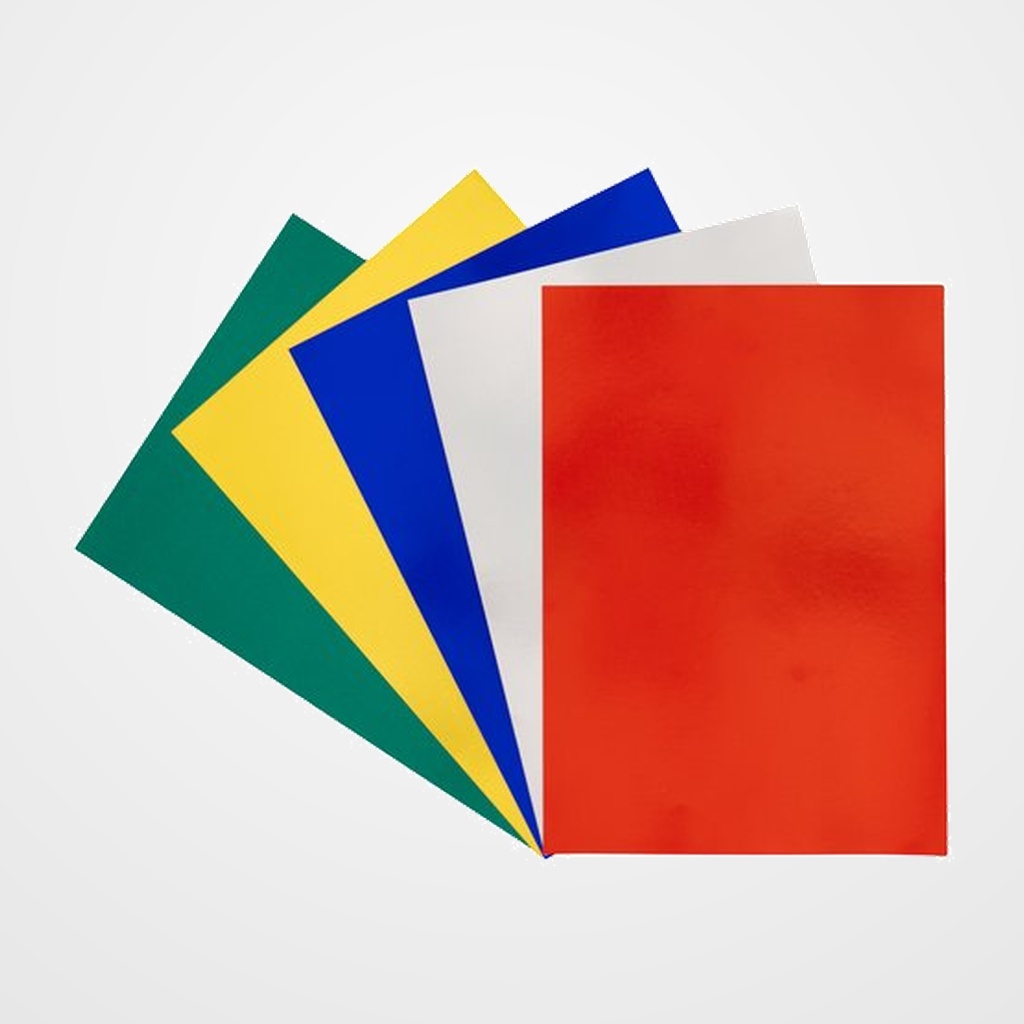 CARTULINA 50x65 cm FABRISA 230g METALIZADO AZUL PAQUETE de 10