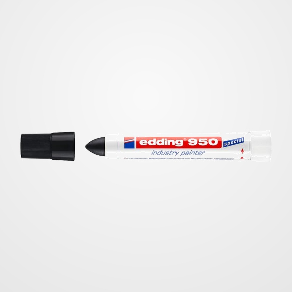 CERA MARCADORA EDDING 950 NEGRO (MARCADOR INDUSTRIAL)