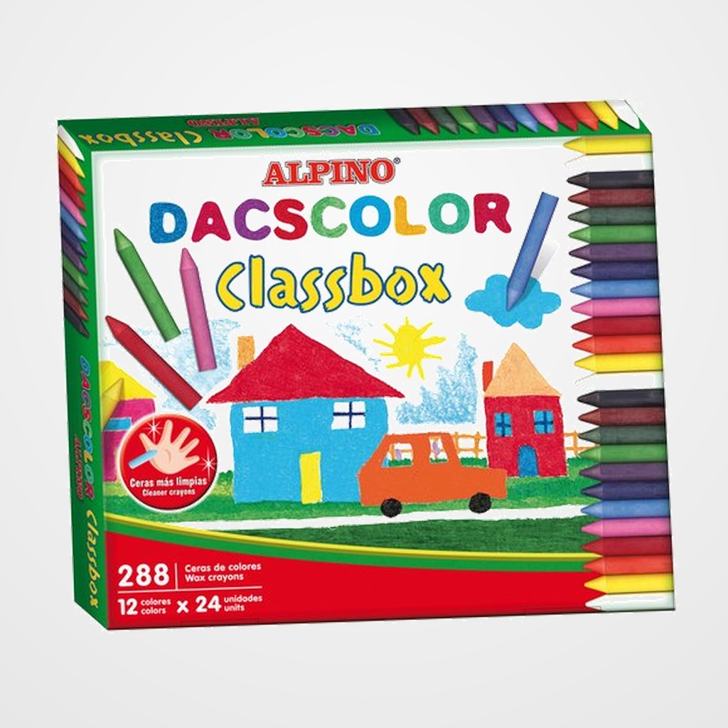 CERAS ALPINO DACSCOLOR CLASSPACK ESTUCHE de 288 SURTIDO