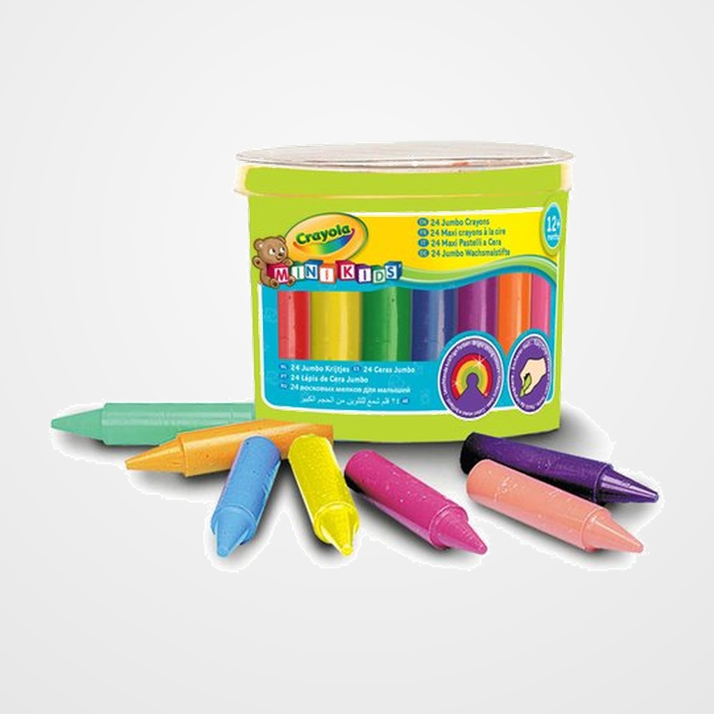 CERAS CRAYOLA JUMBO BOTE DE 24