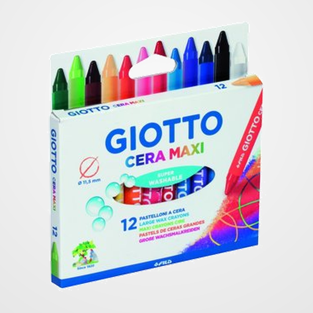 CERAS GIOTTO MAXI ESTUCHE DE 12