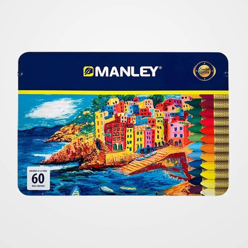 CERAS MANLEY CAJA METALICA DE 60