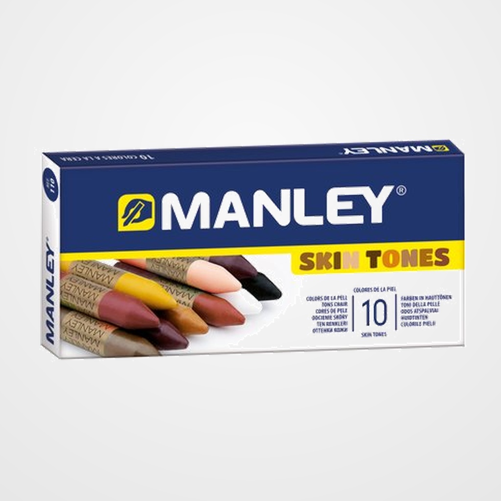 CERAS MANLEY COLORES DE LA PIEL ESTUCHE DE 10