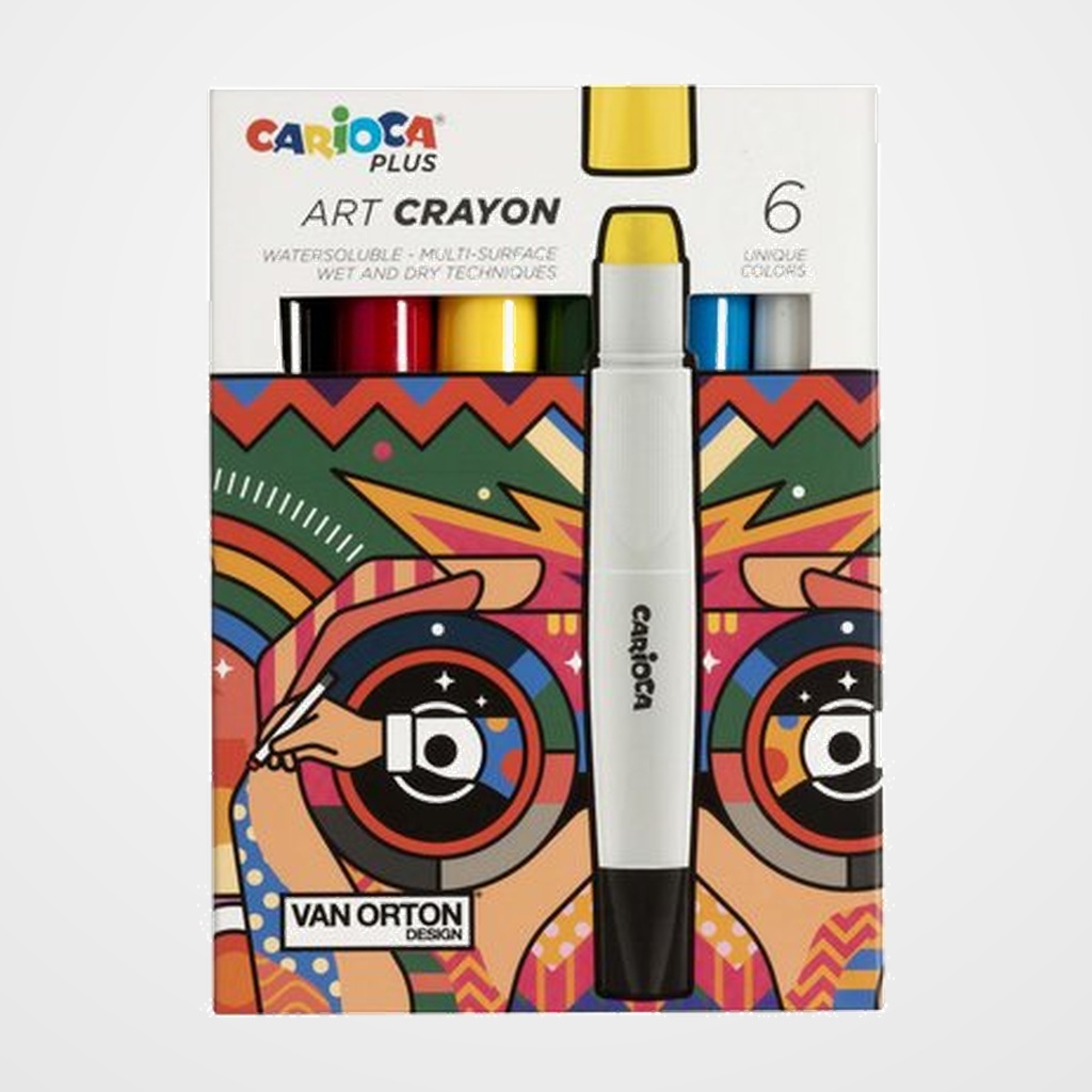 CERAS PASTEL CARIOCA PLUS CAJA de 6