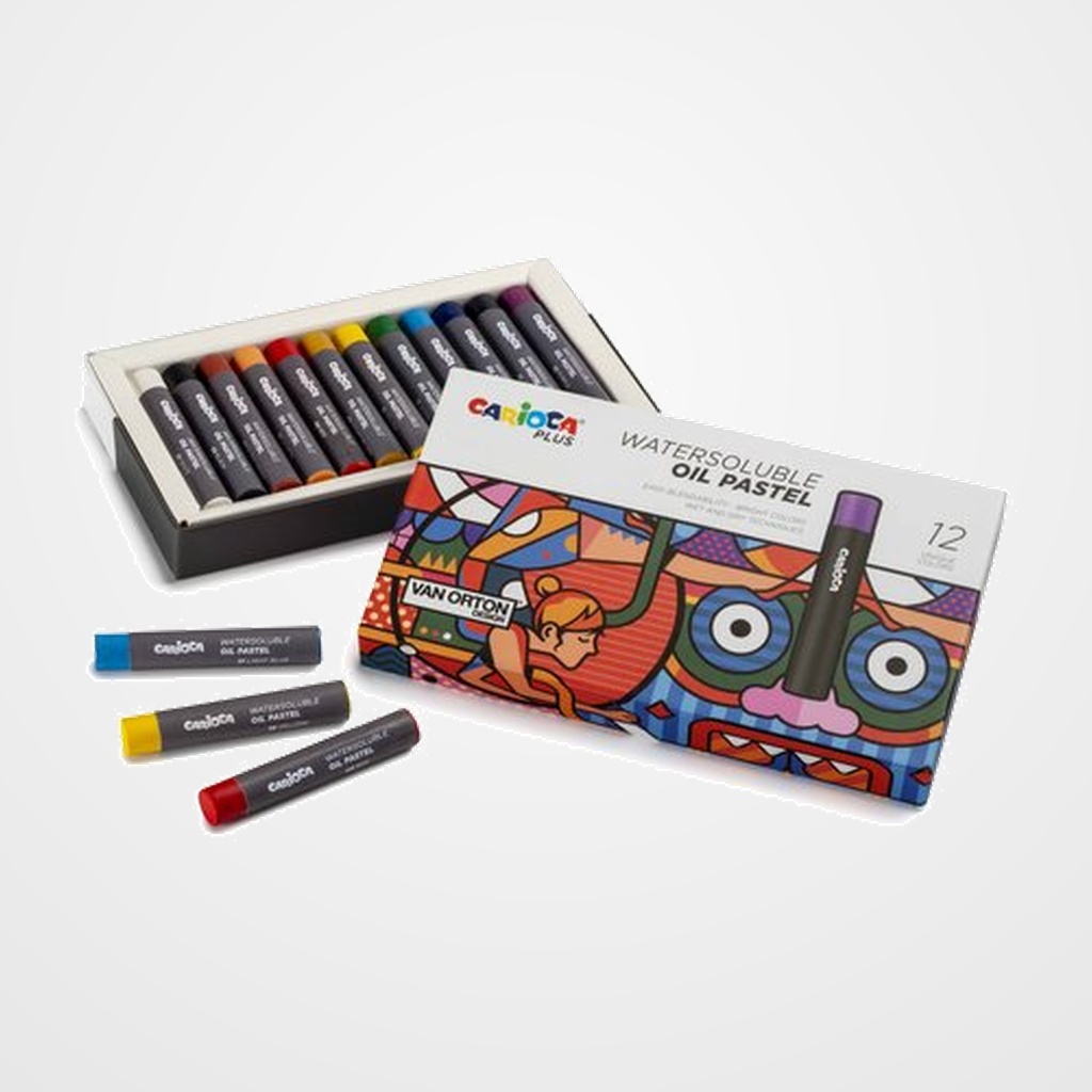 CERAS PASTEL CARIOCA PLUS OLEO CAJA de 12