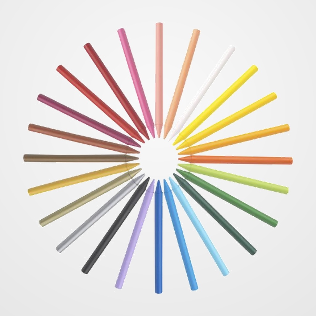 CERAS PLASTIDECOR UNICOLOR C/25 VERDE