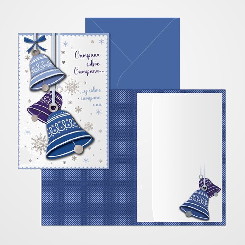 [28501298] CHRISTMAS DOHE 115x170 CAMPANAS