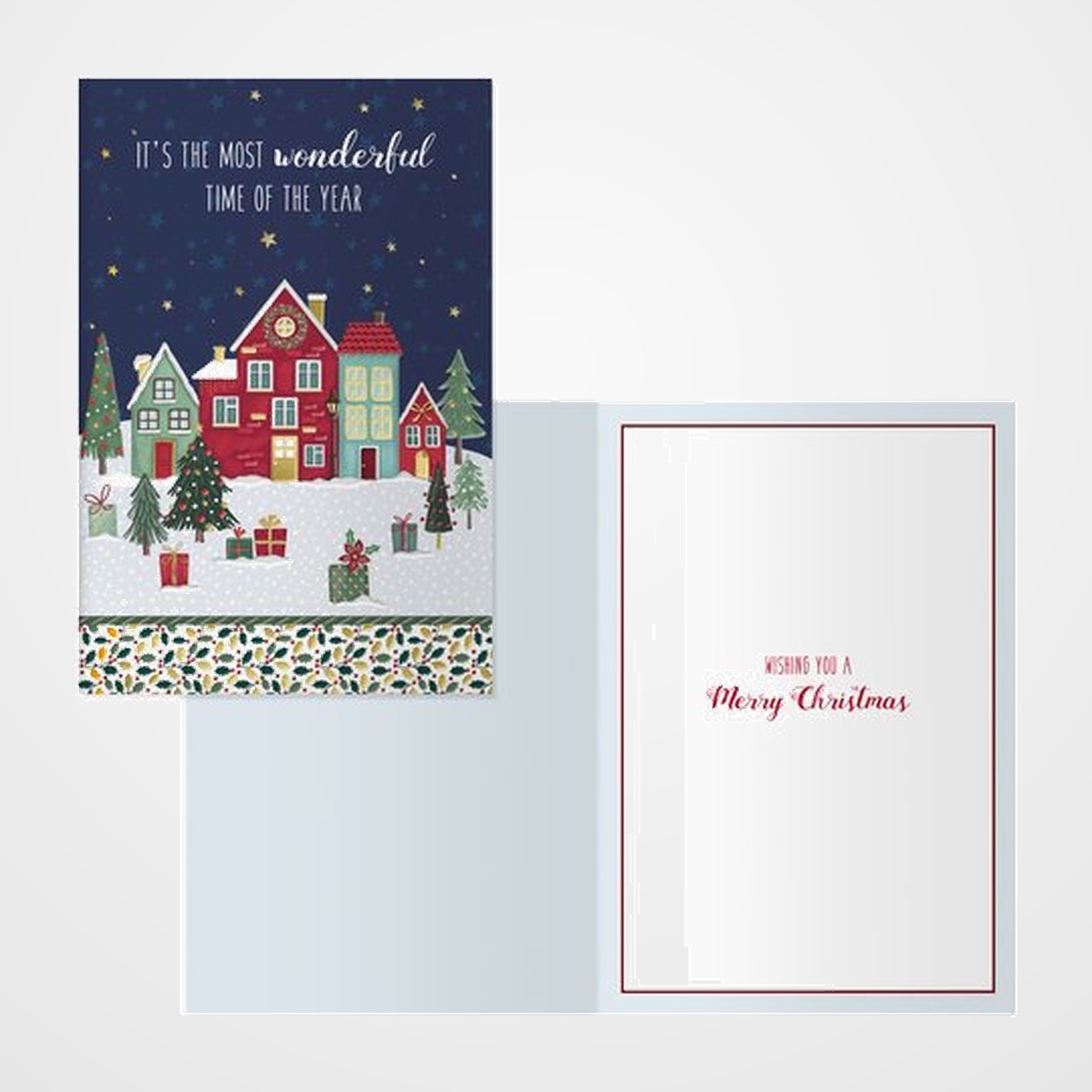 CHRISTMAS DOHE 115x170 HOUSE