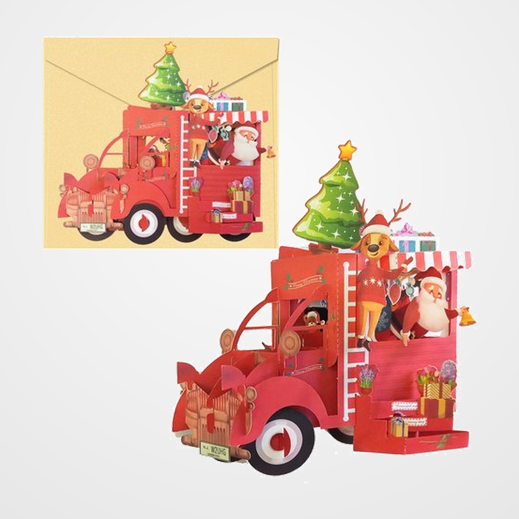 [28501289] CHRISTMAS DOHE 3D 145x111 TRUCK