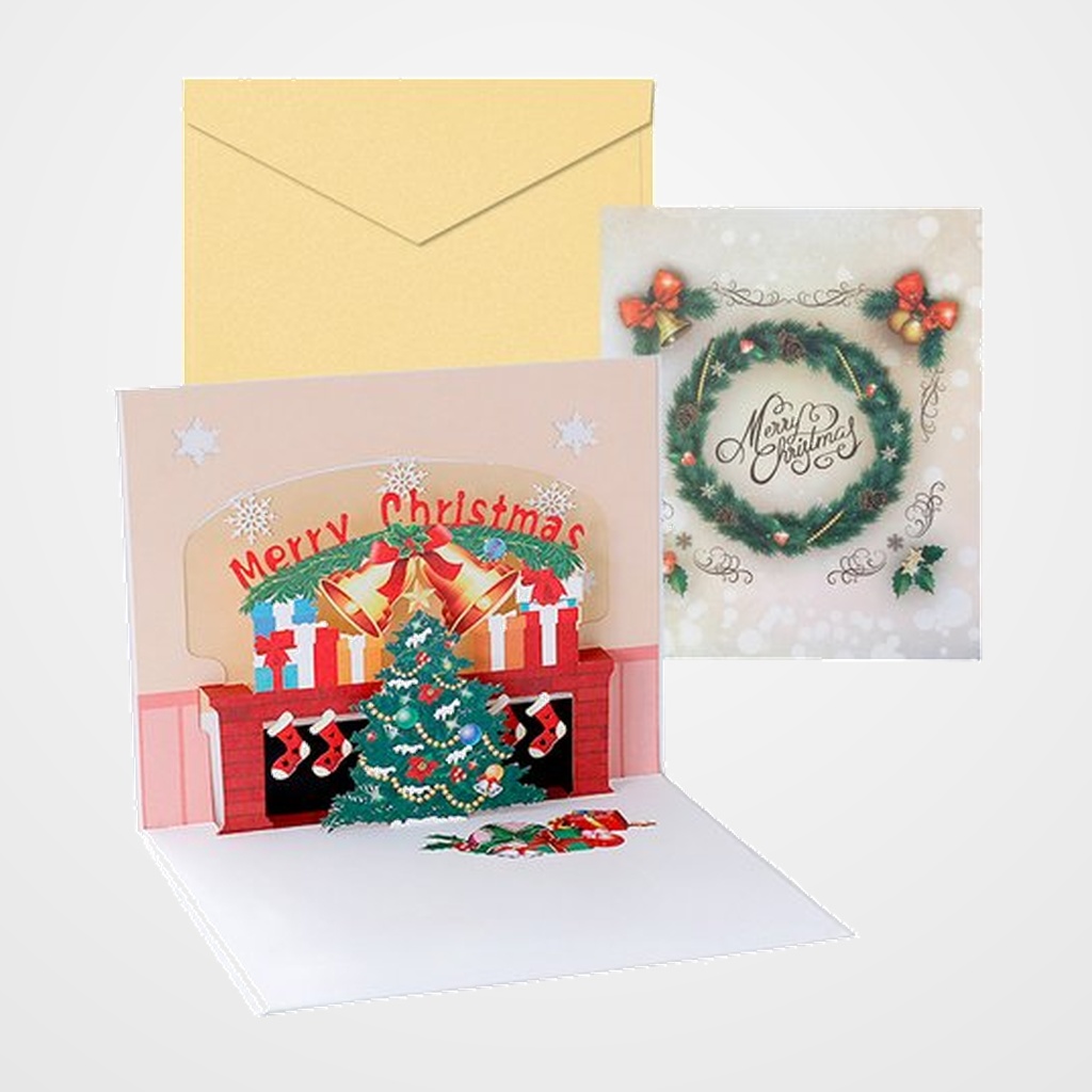 CHRISTMAS DOHE 3D 150x160 CHIMENEA