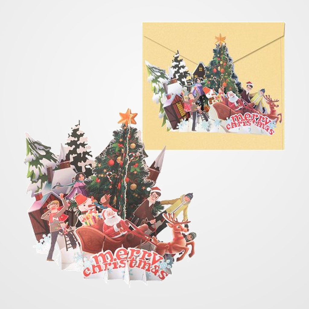CHRISTMAS DOHE 3D 150x175 VILLAGE