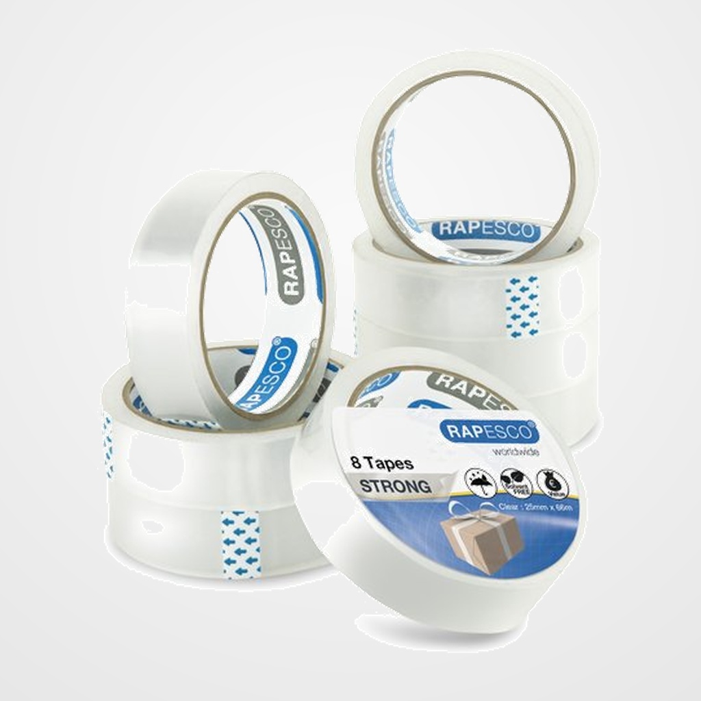 CINTA ADHESIVA RAPESCO TRANSPARENTE rollo 66x25