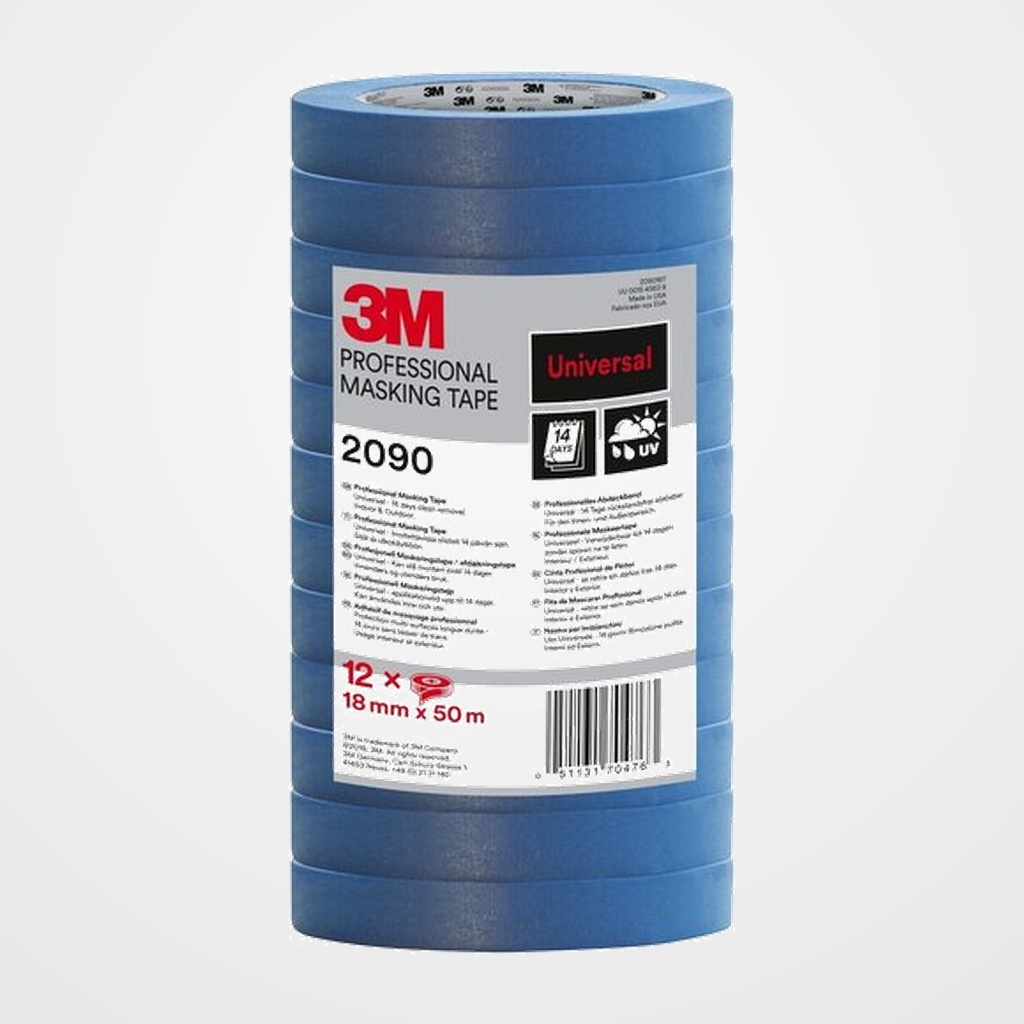 CINTA ADHESIVA SCOTCH-BLUE 2090 MULTI SUPERFICIES rollo 50x24 TORRE DE 9