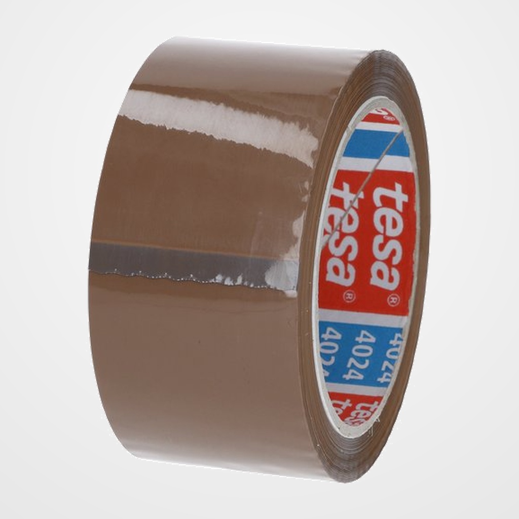 CINTA de EMBALAJE TESA POLIOLEFINA rollo 66x50 SILENC. MARRON