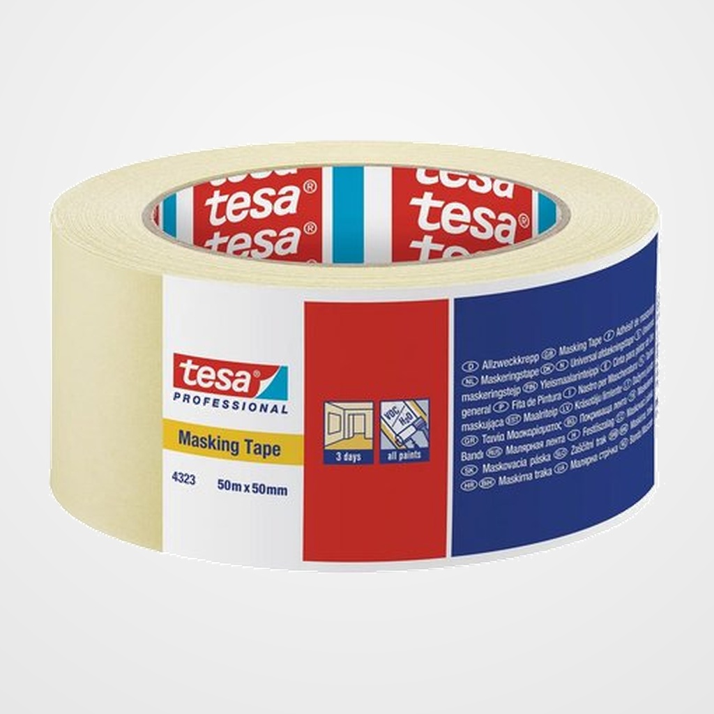 CINTA de PINTOR TESA KREPP 60ºC rollo 50x50