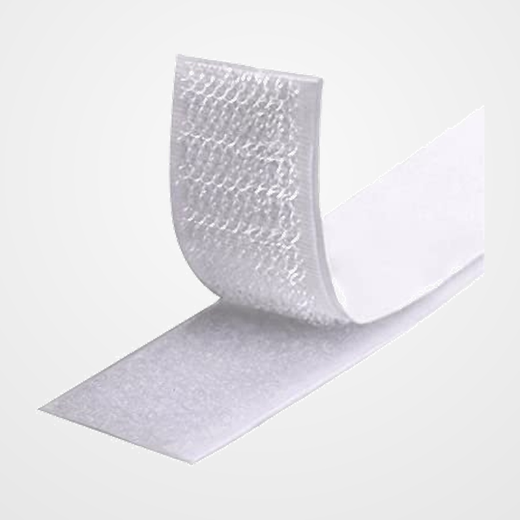 CINTA VELCRO YOSAN GANCHO 16mm x 25m BLANCO