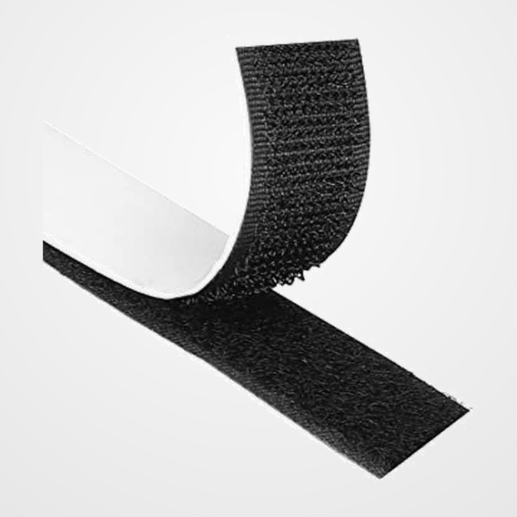 CINTA VELCRO YOSAN GANCHO 16mm x 25m NEGRO