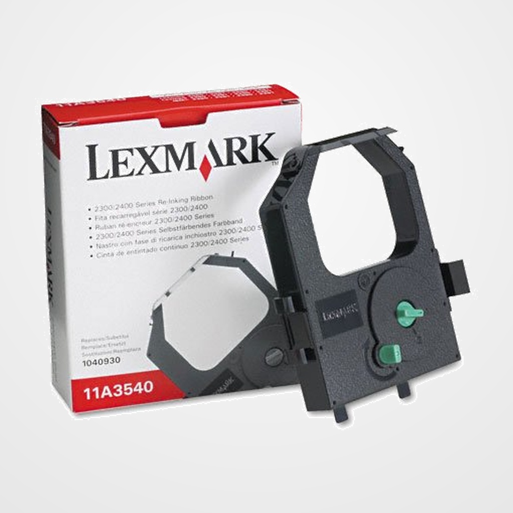 CINTA.IMP.MATR.LEXMARK 11A3540 23XX/ 24XX/ 25XX NYLON AUTOENTINTABLE ESTANDAR (4 MILLON CARACT. )