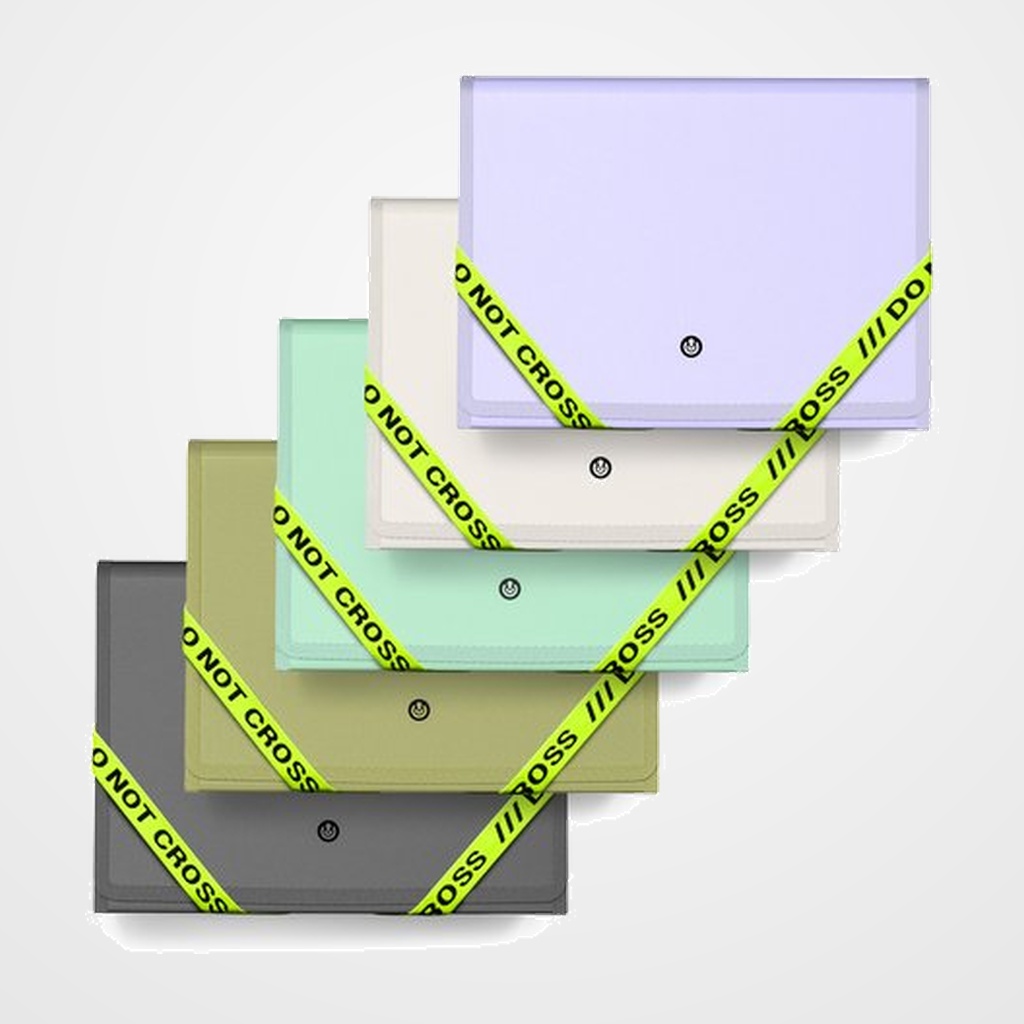 CLASIFICADOR ACORDEON CARCHIVO DO NOT CROSS PP Fº 13 DPTOS.GOMAS SURTIDO EXPOSITOR DE 12